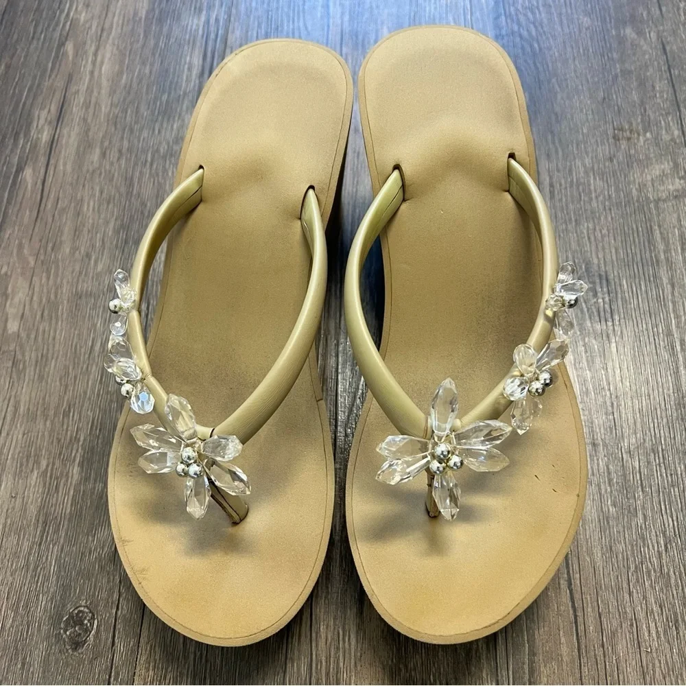 MMbyzhuo Platform Flip Flops Wedges Sandals flip flop Shoes Summer Comfy Thong 8